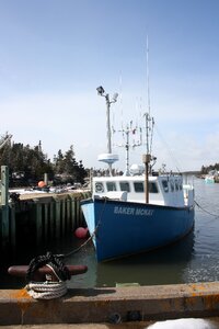 Village blue fishing