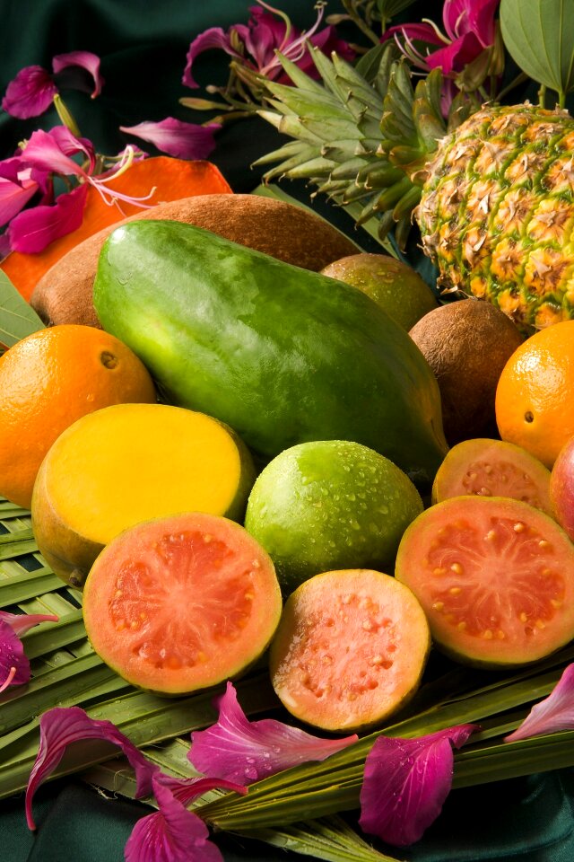 Healthy colorful yellow