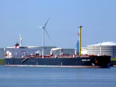 Ocean Lady IMO 9237228 at the '4e Petroleumhaven', Port of Rotterdam, Holland 08-Jul-2007