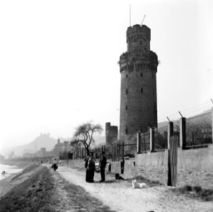 Ochsenturm,één van de torens van de middeleeuwse stadsmuur van Oberwesel, Bestanddeelnr 254-1138