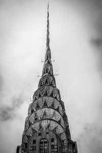 Clouds skyscraper gray clouds