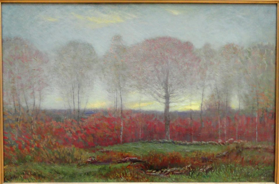 October Sunset, Dwight W. Tryon, 1913 - Museum of Fine Arts, Springfield, MA - DSC04029