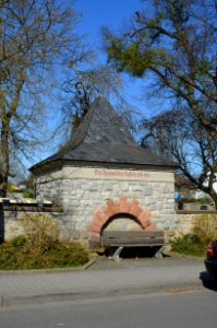 Ober-Rosbach, Friedhof, Gedenkstätte WK I, Rückseite