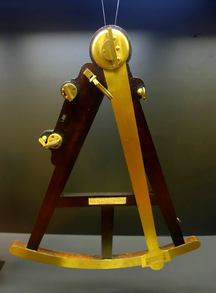 Octant, George Adams, London, c. 1760 - Museu da Ciência da Universidade de Coimbra - University of Coimbra - Coimbra, Portugal - DSC09126