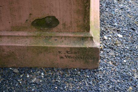 Oberstedten, Alter Friedhof, Ehrenmal, Detail
