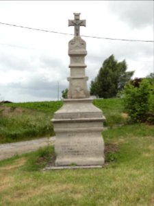 Oberstinzel (Moselle) croix de chemin A