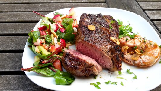 Steak grilled benefit from gourmet