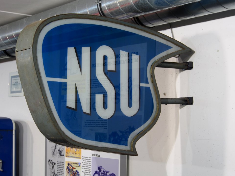NSU luminous advertising sign