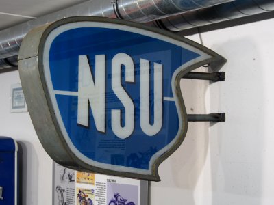 NSU luminous advertising sign