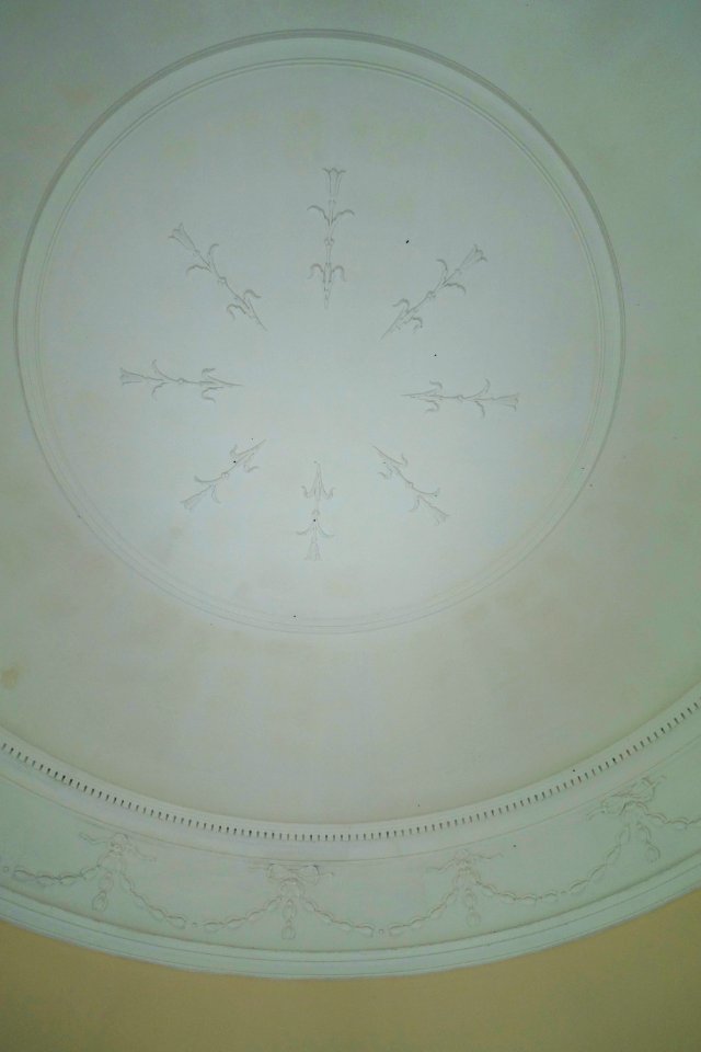 Octagon Tower ceiling, Studley Royal Park - North Yorkshire, England - DSC00896