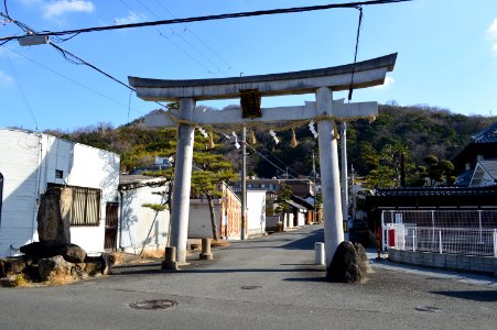 Nudehiko-Nudehime-jinja, otorii
