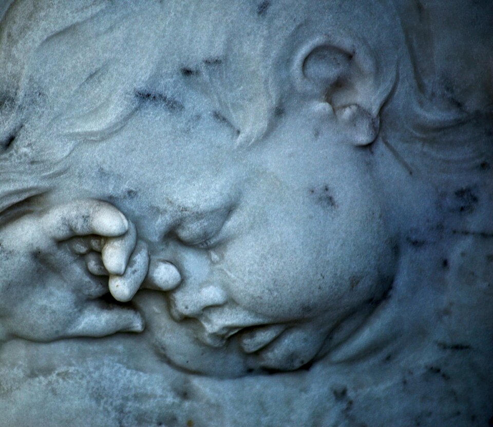 Weeping grief mourning