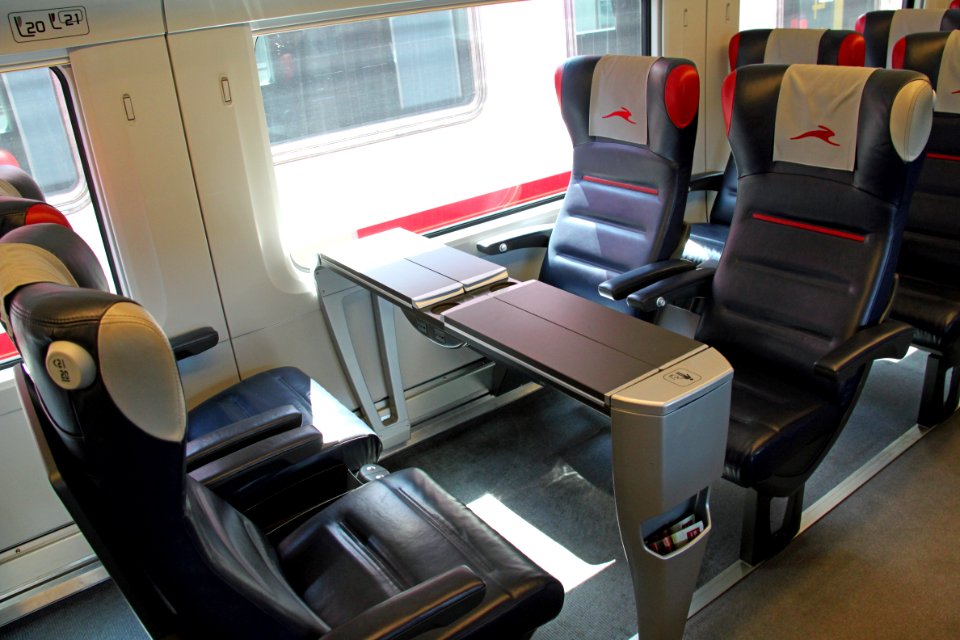 NTV ETR 575 Interior Prima class seats