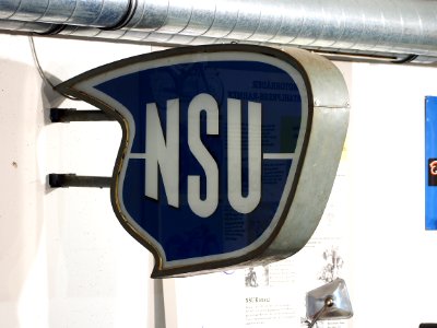 NSU luminous advertising sign Bild 2