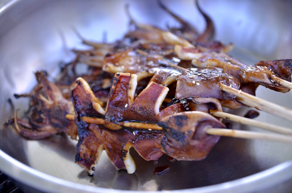 Seafood meat dinner
