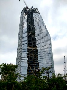 OCT Tower under construction in 2018