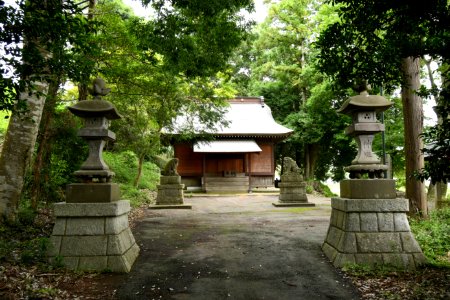 Nushiishi-jinja, haiden-1