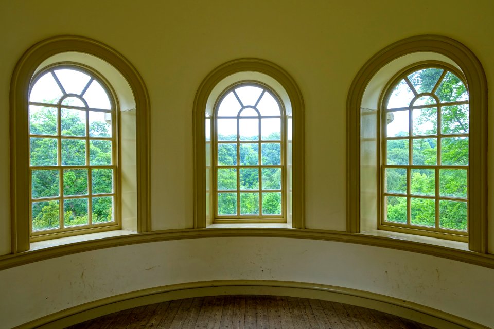 Octagon Tower interior, Studley Royal Park - North Yorkshire, England - DSC00894