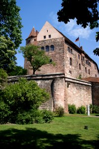Nuernberg kaiserburg burggarten