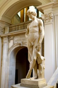 Nude statue, male, unidentified - Hessisches Landesmuseum Darmstadt - Darmstadt, Germany - DSC00031