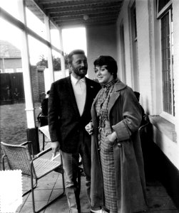 Nuenen. opnamen van de film Lust for Life, over Vincent van Gogh, met Kirk Dou, Bestanddeelnr 907-3234