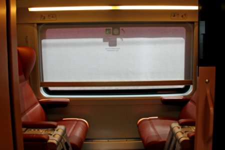 NTV ETR 575 Interior Club class private salon seats