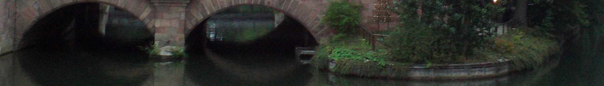 Nurnberg banner Arch bridge