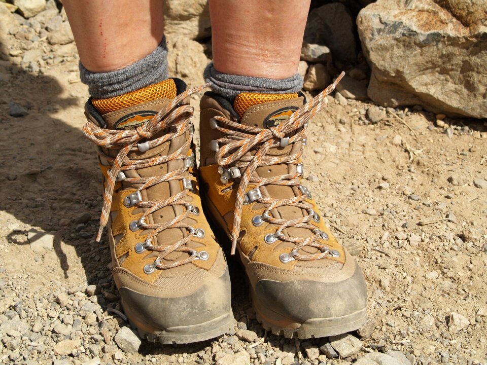 Leather travel dusty