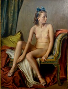 Nude by Adolf Ziegler, 1942, oil on canvas - Germanisches Nationalmuseum - Nuremberg, Germany - DSC02356