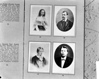 Nummer 49 Sophia Frederica Mathilda , prinses van Wurtemberg, nummer 50 Willem N, Bestanddeelnr 918-7345