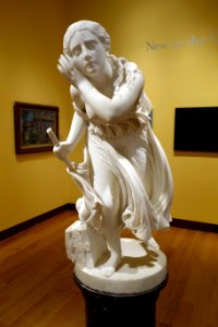 Nydia, the Blind Flower Girl of Pompeii, view 1, by Randolph Rogers - New Britain Museum of American Art - DSC09008