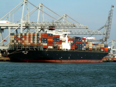 NykLeo-1, at the Amazone harbour, Port of Rotterdam, Holland 24-Feb-2006