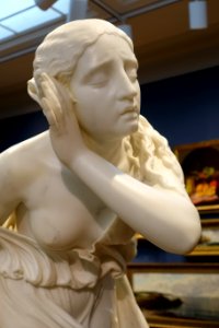 Nydia, the Blind Flower Girl of Pompeii, by Randolph Rogers - Currier Museum of Art - Manchester, NH - DSC08002