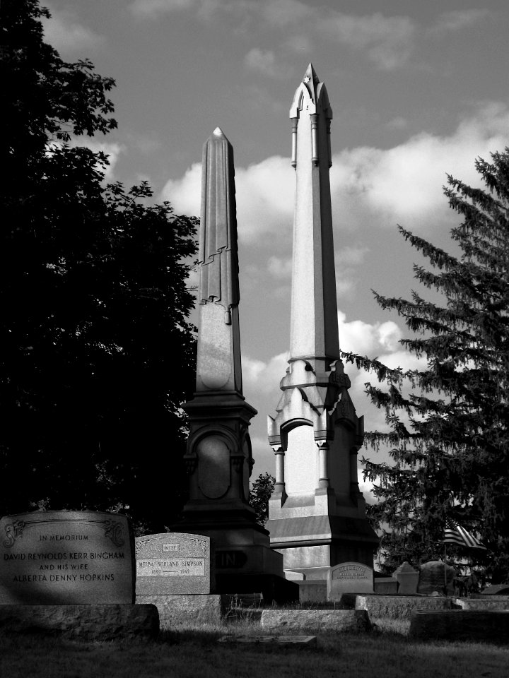 Obelisks, South Side Cemetery, 2020-07-14, 03