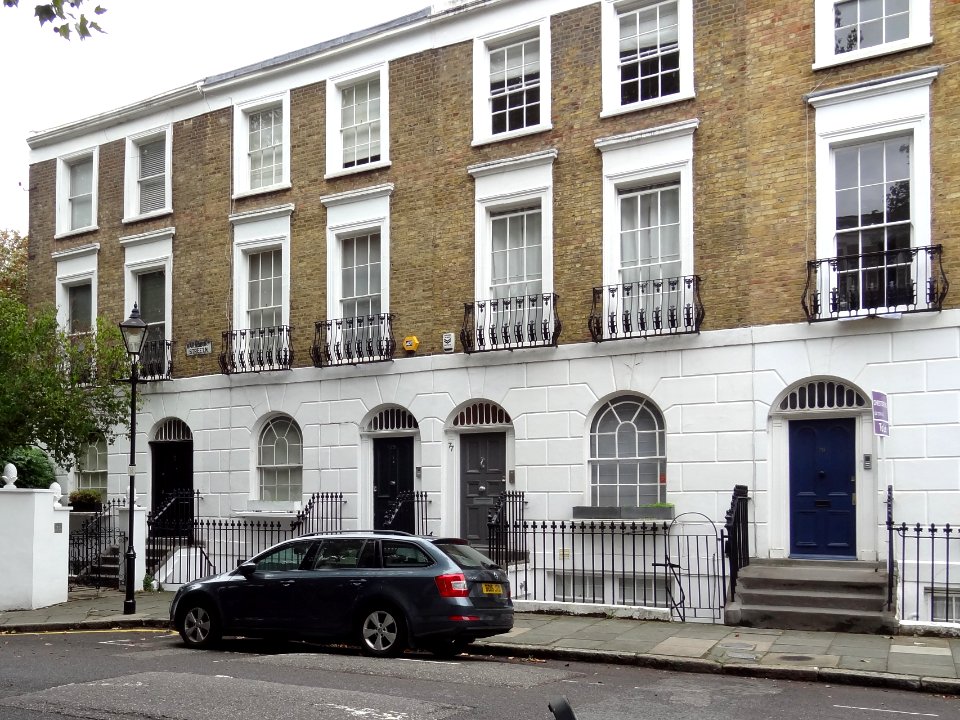 Numbers 73-95 (Odd) And Attached Railings