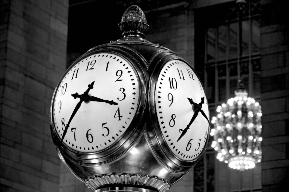 Time gray time gray clock