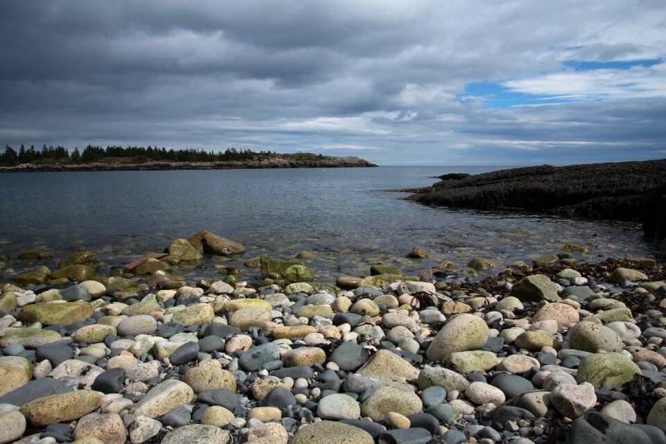 Cobblestones beach rocks