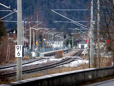 Oberau, Bahnhof von Norden, 1