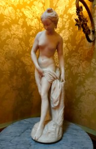 Nymph entering the water, possibly by Etienne-Maurice Falconet, France, perhaps c. 1760 - Waddesdon Manor - Buckinghamshire, England - DSC07760