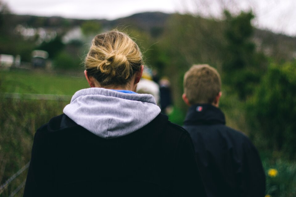 Outdoors people ponytail