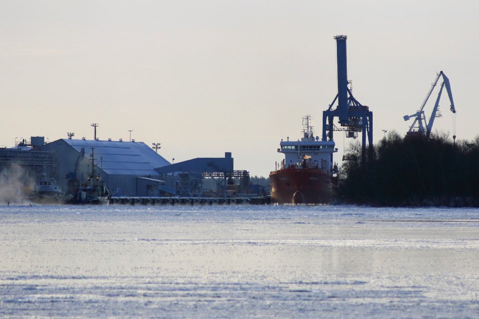 Nuottasaari harbour Oulu 20200126
