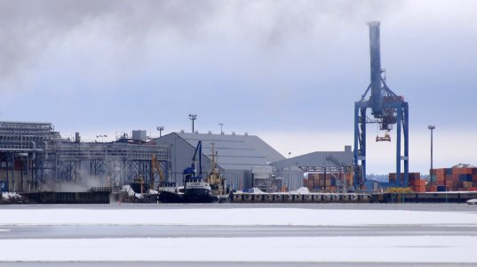Nuottasaari harbour Oulu 20170402