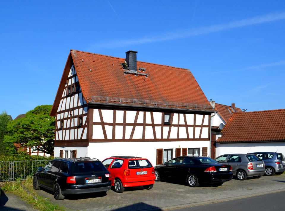 Oberems, Brunnenplatz 4, Rückseite