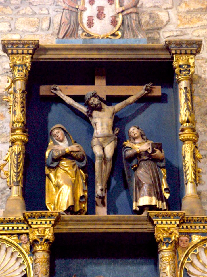 Oñate - Monasterio de Bidaurreta, retablo plateresco 12