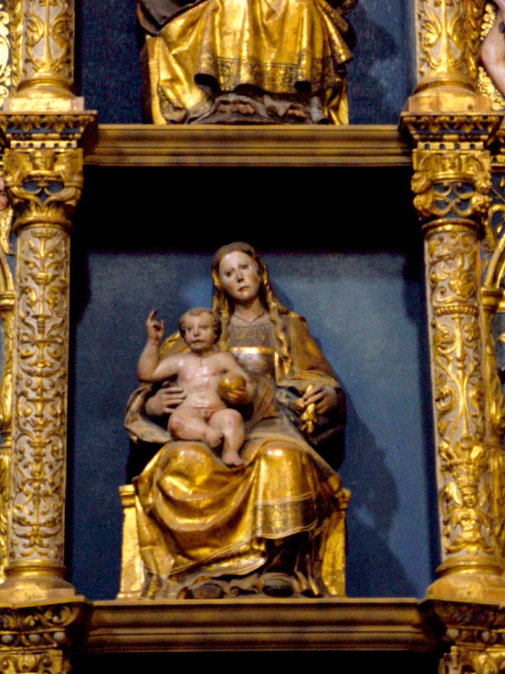 Oñate - Monasterio de Bidaurreta, retablo plateresco 13