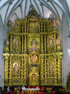 Oñate - Iglesia de San Miguel Arcángel, retablo mayor 1
