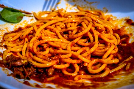 Italian macro spaghetti