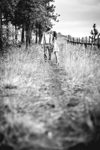 Grooms romantic landscape photo