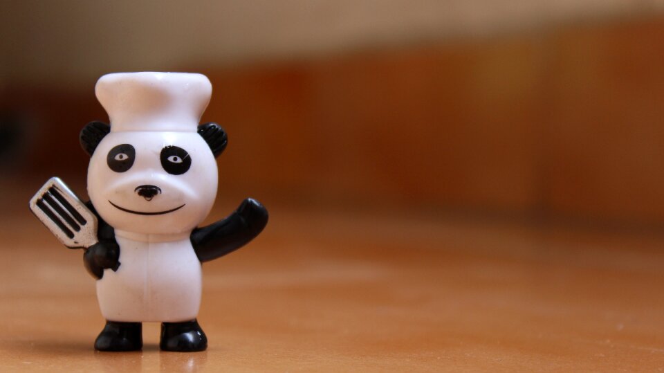 Cartoon bear food