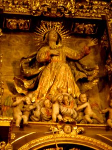 Oñate - Iglesia de San Miguel Arcángel, retablo mayor 7
